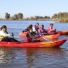 Imágenes de la travesía en Kayak por el Guadiana