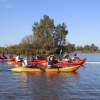 Imágenes de la travesía en Kayak por el Guadiana