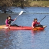 Imágenes de la travesía en Kayak por el Guadiana