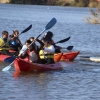 Imágenes de la travesía en Kayak por el Guadiana