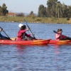 Imágenes de la travesía en Kayak por el Guadiana