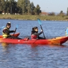 Imágenes de la travesía en Kayak por el Guadiana