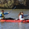 Imágenes de la travesía en Kayak por el Guadiana
