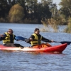 Imágenes de la travesía en Kayak por el Guadiana