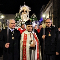 La Mártir Santa Eulalia procesiona por las calles de Mérida