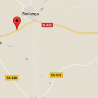 Un hombre fallece en un choque frontal en la provincia de Badajoz