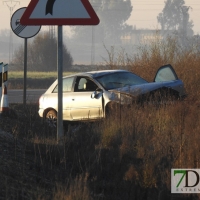 Accidente de tráfico entre Badajoz y Valdebótoa