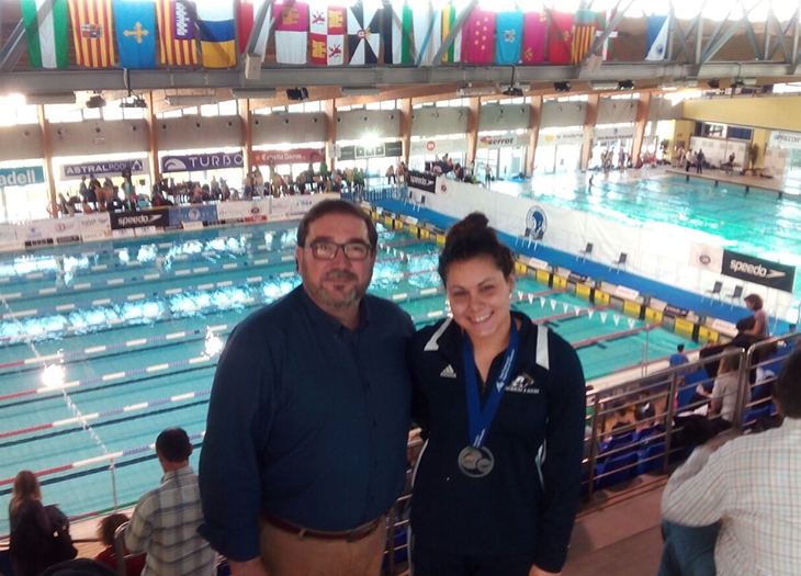 Paloma Marrero se cuelga tres platas en el nacional de piscina corta