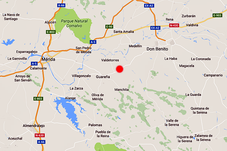 Accidente mortal en la provincia de Badajoz