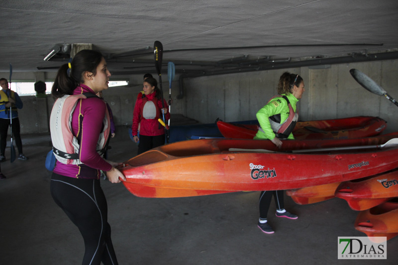 Imágenes de la travesía en Kayak por el Guadiana
