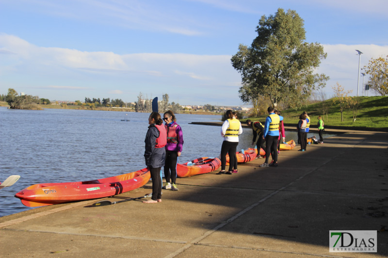 Imágenes de la travesía en Kayak por el Guadiana