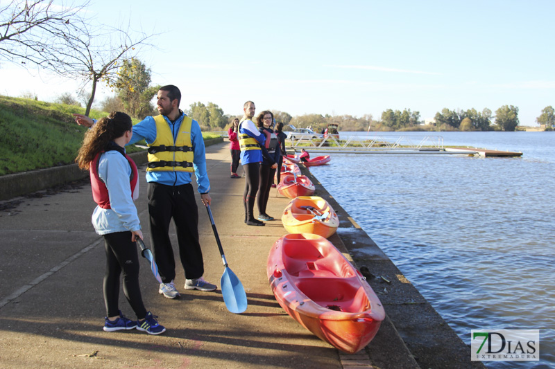 Imágenes de la travesía en Kayak por el Guadiana