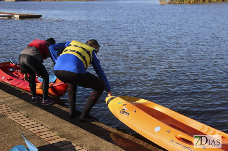 Imágenes de la travesía en Kayak por el Guadiana