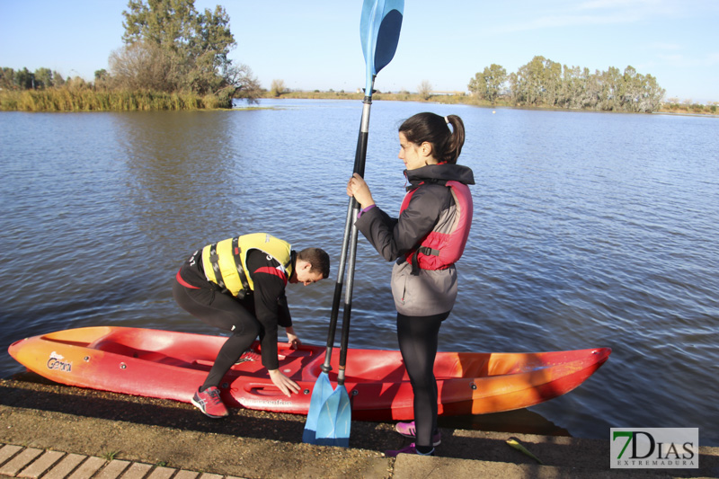 Imágenes de la travesía en Kayak por el Guadiana