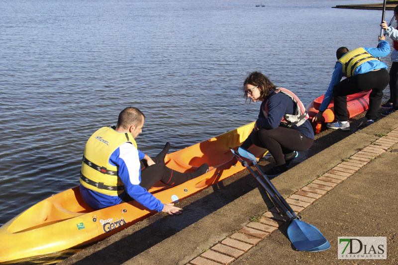 Imágenes de la travesía en Kayak por el Guadiana