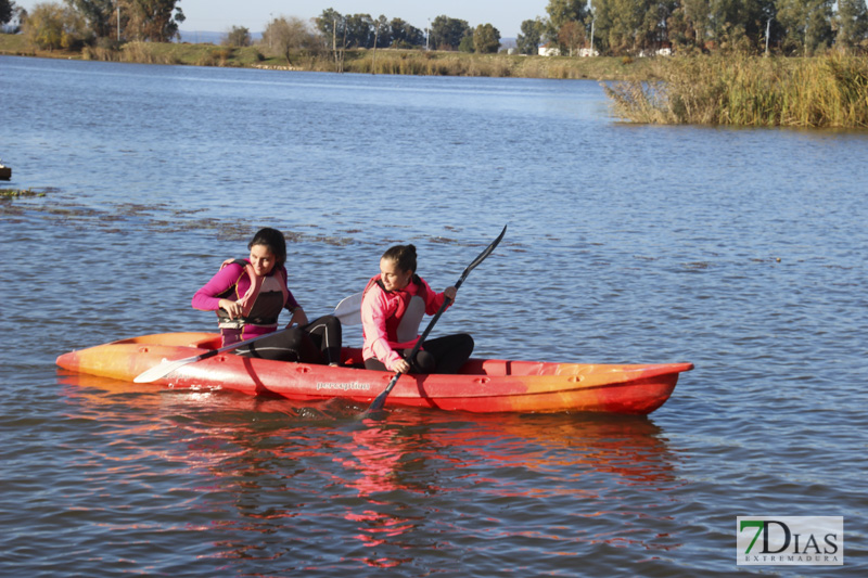 Imágenes de la travesía en Kayak por el Guadiana