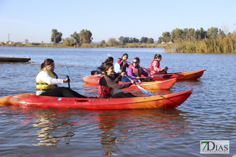 Imágenes de la travesía en Kayak por el Guadiana