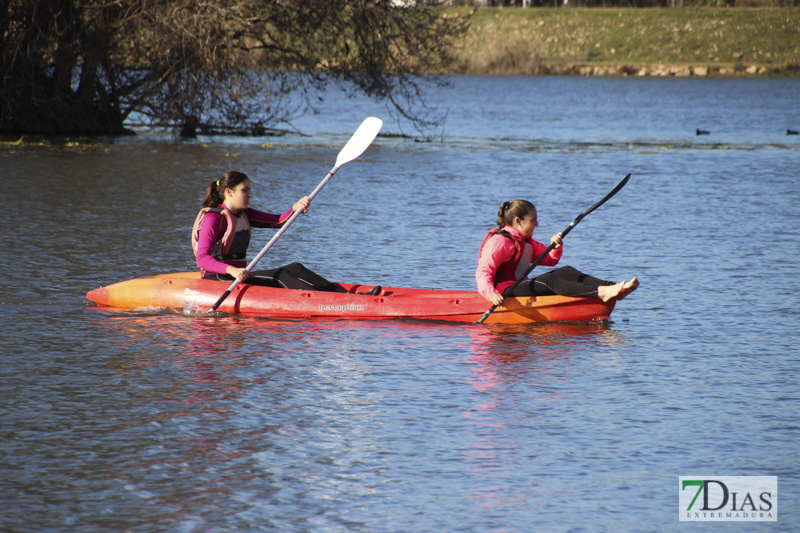Imágenes de la travesía en Kayak por el Guadiana