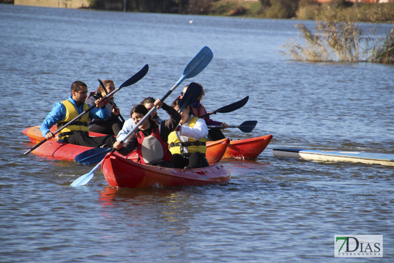 Imágenes de la travesía en Kayak por el Guadiana