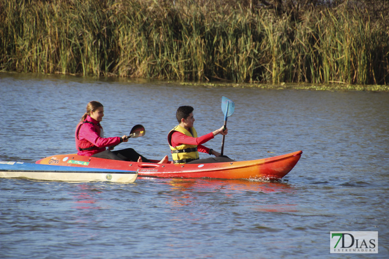 Imágenes de la travesía en Kayak por el Guadiana