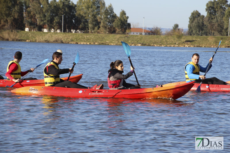 Imágenes de la travesía en Kayak por el Guadiana