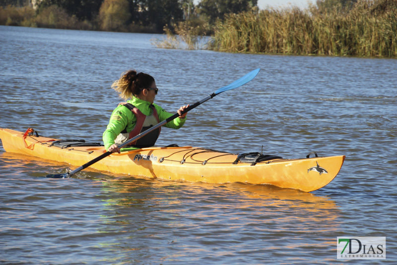 Imágenes de la travesía en Kayak por el Guadiana