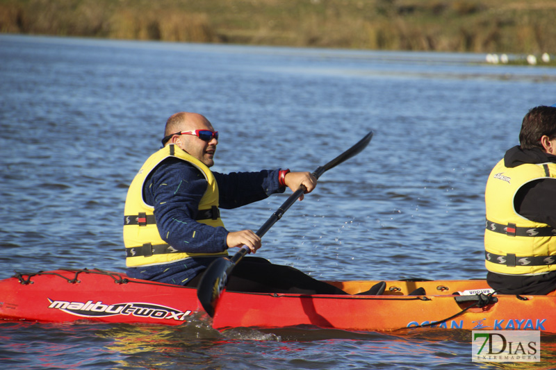 Imágenes de la travesía en Kayak por el Guadiana