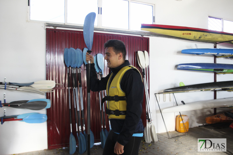Imágenes de la travesía en Kayak por el Guadiana