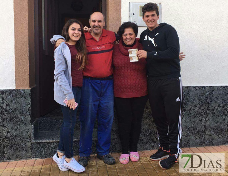 El Gordo llega hasta Valverde de Leganés (Badajoz)