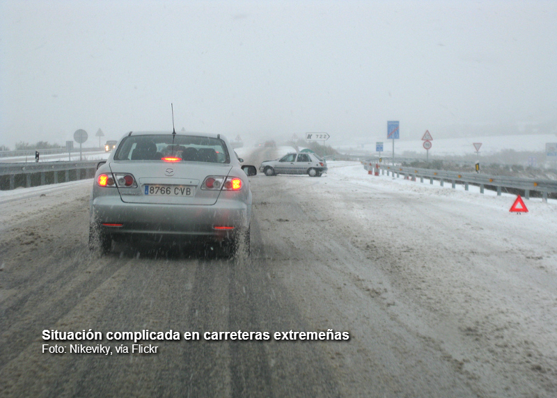 Se cumplen 7 años de las nevadas en Extremadura en enero de 2010, ¿Cómo ocurrió?