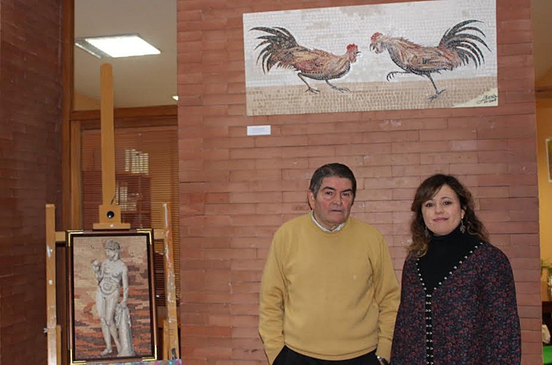 Muestra de mosaicos por alumnos de la Escuela de Arte