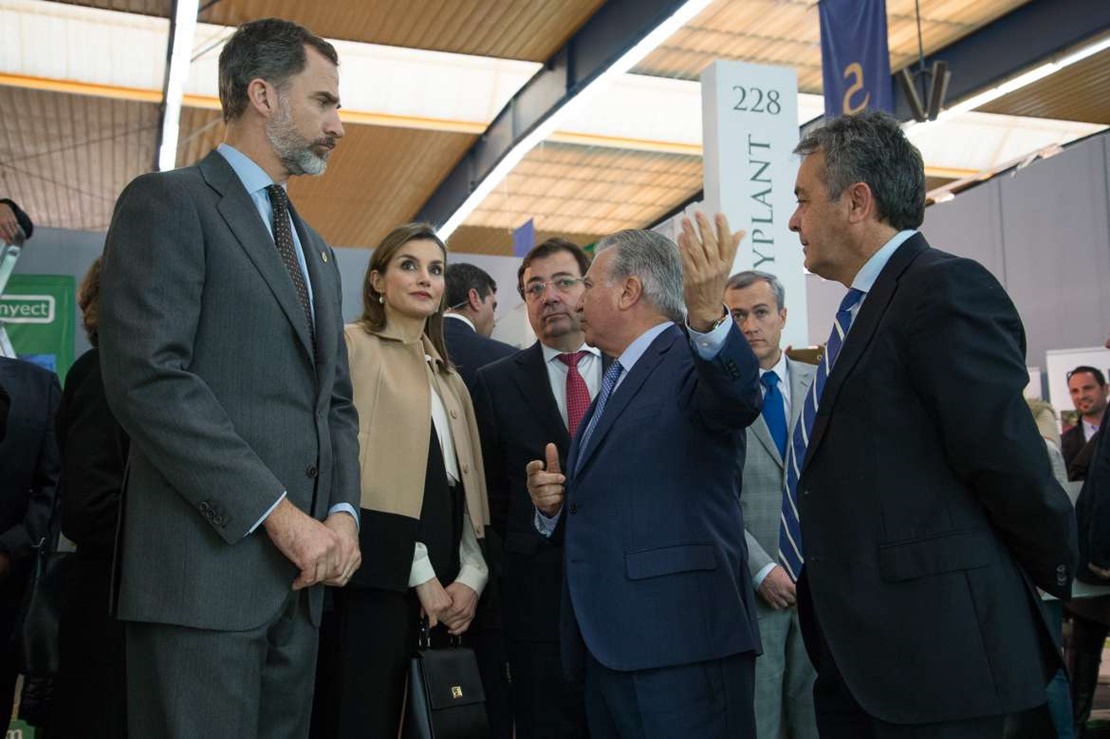 Los Reyes de España inauguran Agroexpo 2017