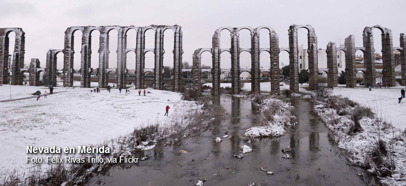 Se cumplen 7 años de las nevadas en Extremadura en enero de 2010, ¿Cómo ocurrió?