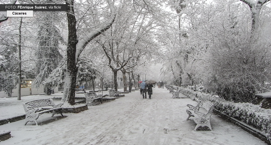 Se cumplen 7 años de las nevadas en Extremadura en enero de 2010, ¿Cómo ocurrió?