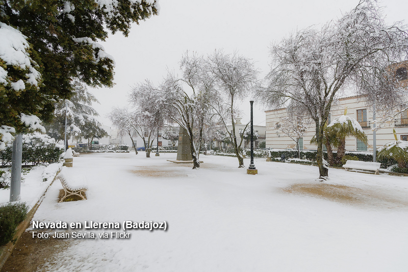 Se cumplen 7 años de las nevadas en Extremadura en enero de 2010, ¿Cómo ocurrió?