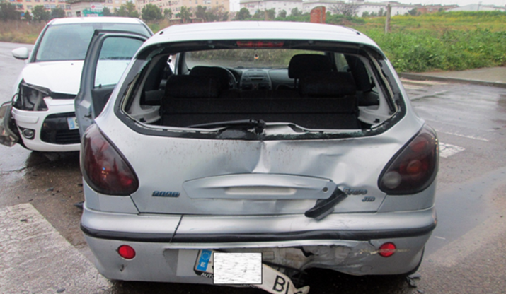 Accidente múltiple en la capital pacense