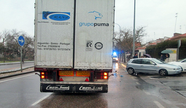 Accidente múltiple en la capital pacense