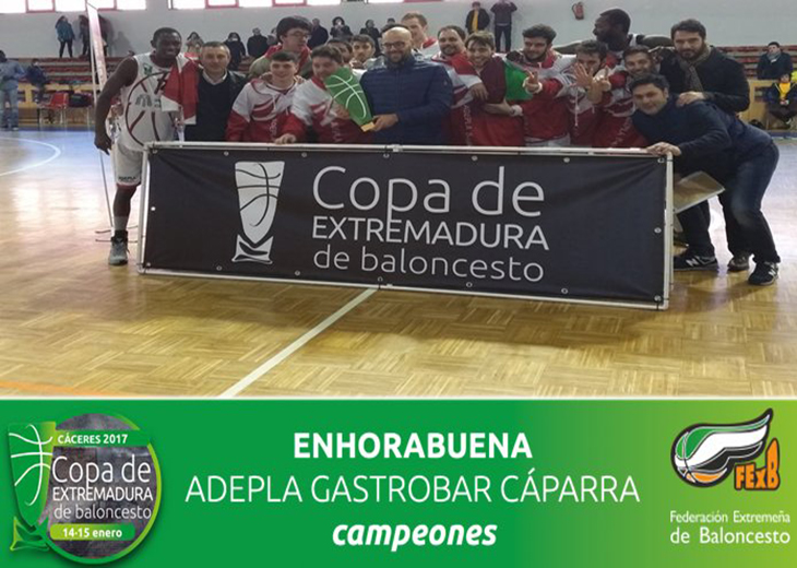 El Adepla se proclama campeón de Extremadura de baloncesto