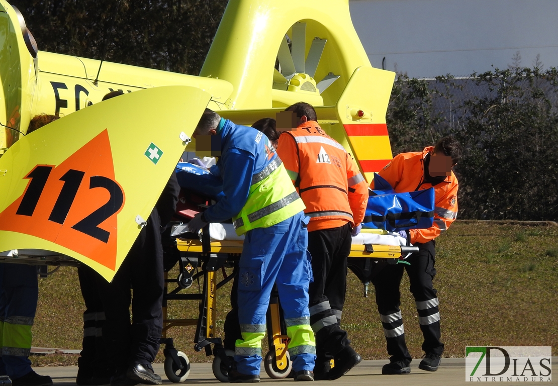 En estado crítico tras sufrir un accidente