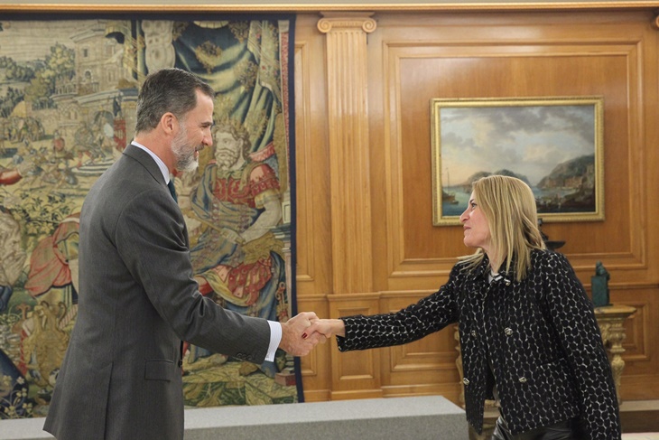 Felipe VI recibe a los alcaldes de las Ciudades Patrimonio