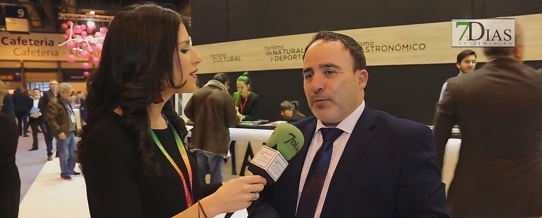 Entrevista al director general de Turismo de Extremadura en FITUR