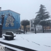 La nieve vuelve con fuerza al norte de Cáceres