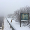 La nieve vuelve con fuerza al norte de Cáceres