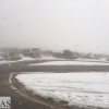 La nieve vuelve con fuerza al norte de Cáceres