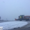 La nieve vuelve con fuerza al norte de Cáceres