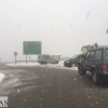 La nieve vuelve con fuerza al norte de Cáceres