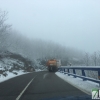 La nieve vuelve con fuerza al norte de Cáceres