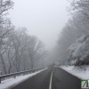 La nieve vuelve con fuerza al norte de Cáceres