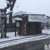 La nieve vuelve con fuerza al norte de Cáceres