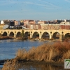 El río Guadiana se vacía para facilitar la limpieza de camalote